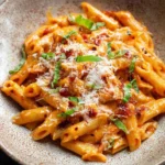 Mediterranean Creamy Spinach Chicken Skillet