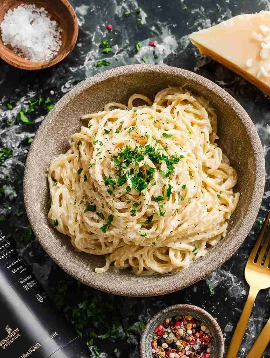 The “Impossible” High-Protein Cottage Cheese Alfredo (30g Protein Tastes Like The Real Thing) Impossible Highprotein C...