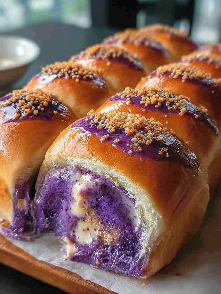 Vegan Ube and Cheese Pandesal: Sweet Rolls Everyone Will Love