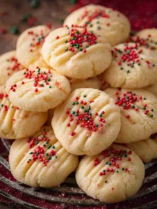 Whipped Shortbread Cookies