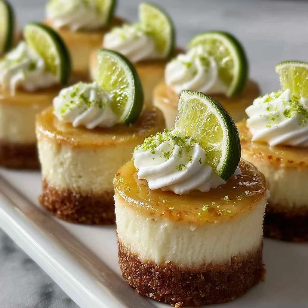 6 Creamy Mini Key Lime Cheesecakes That Melt in Your Mouth