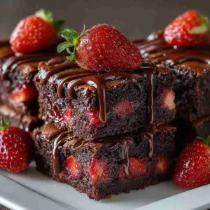 6 Moist Strawberry Brownies That Make Every Bite Magical