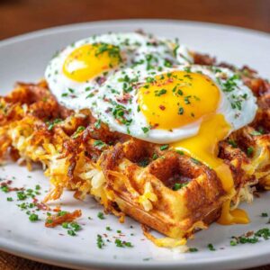Loaded Potato Waffles