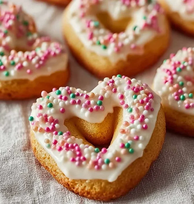 Air Fryer Heartshaped Donuts