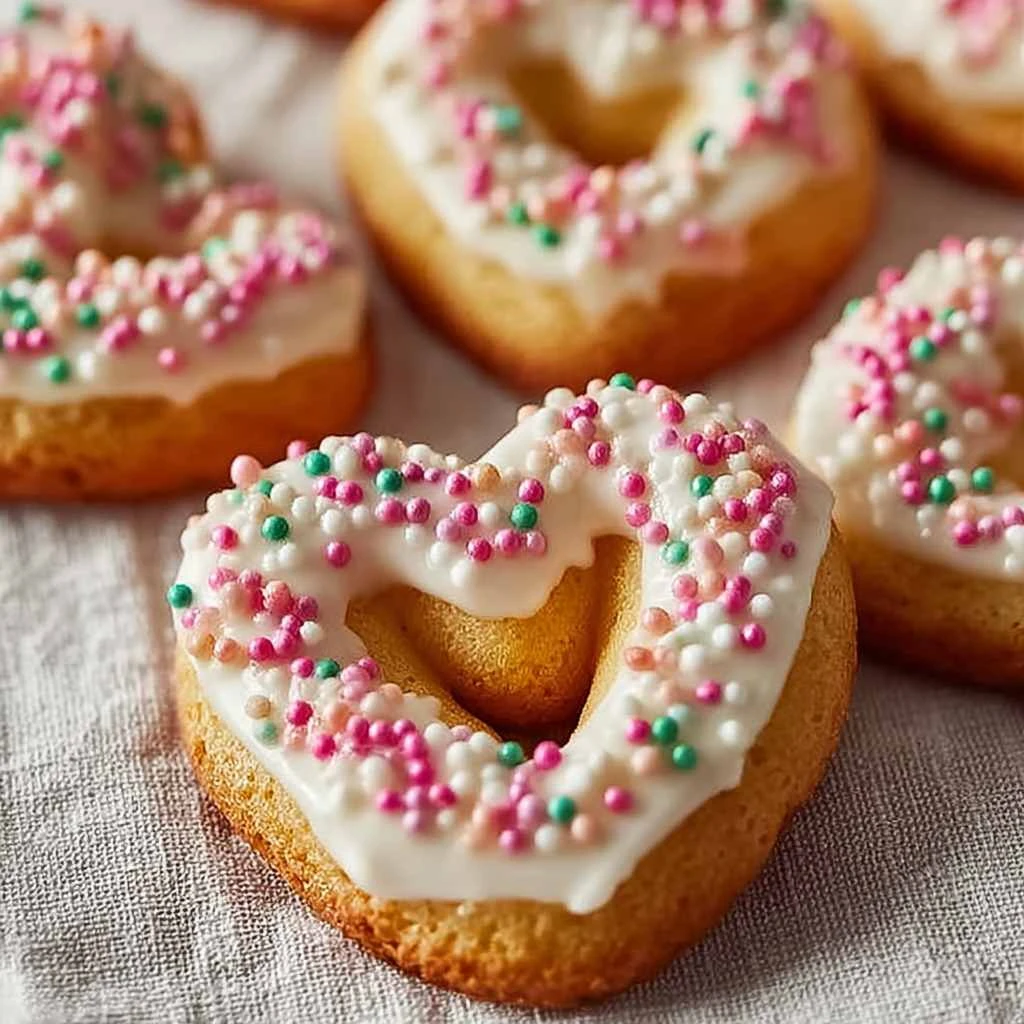 Air Fryer Heart-Shaped Donuts