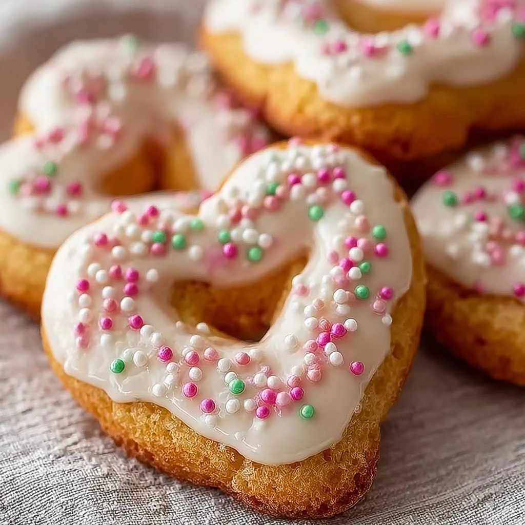 Air Fryer Heartshaped Donuts
