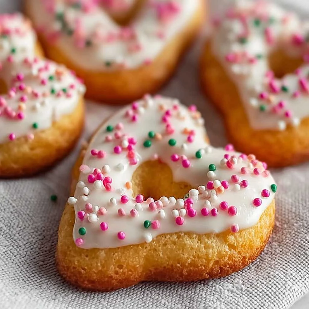 Air Fryer Heartshaped Donuts