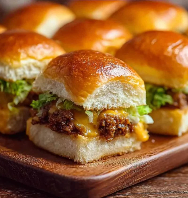 Big Mac Sliders Delicious Mini Burgers Recipe Meal