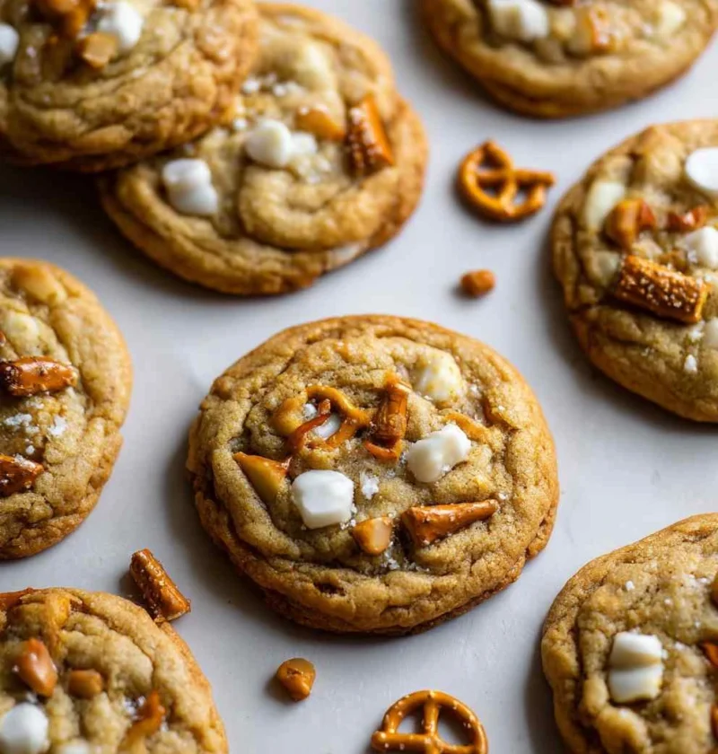 Butterscotch Pretzel Cookies