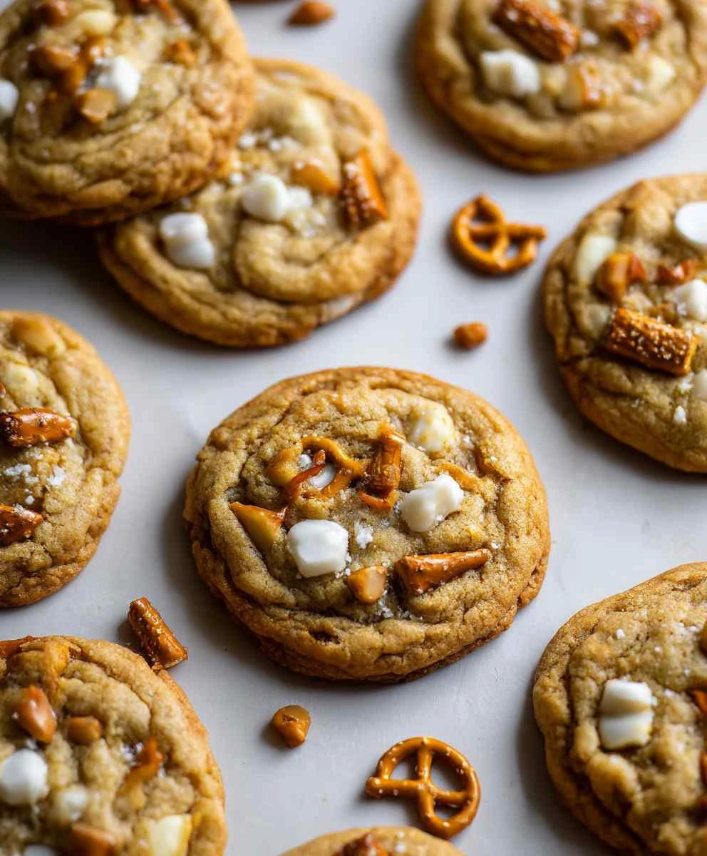 Butterscotch Pretzel Cookies