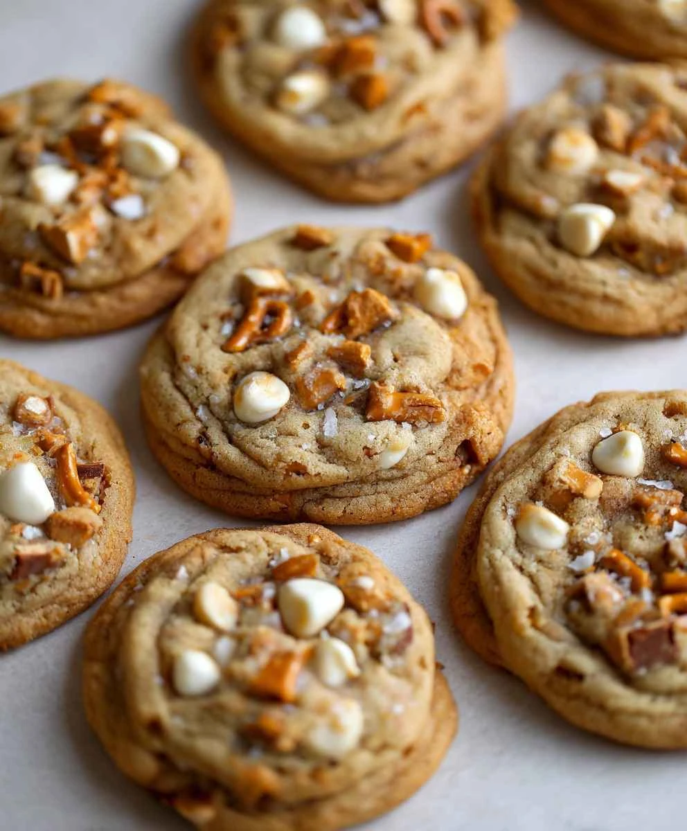 Butterscotch Pretzel Cookies