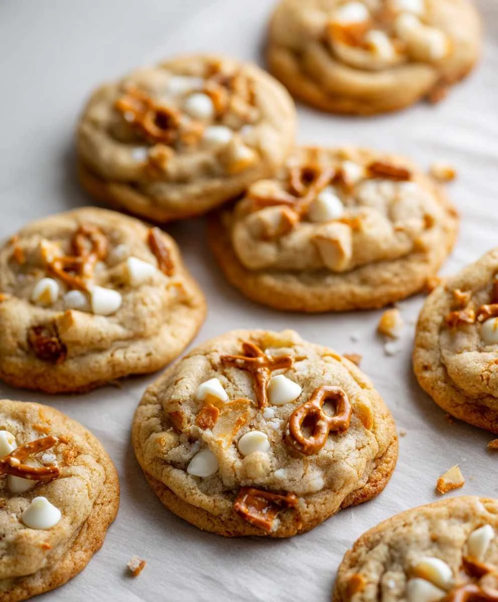 Butterscotch Pretzel Cookies
