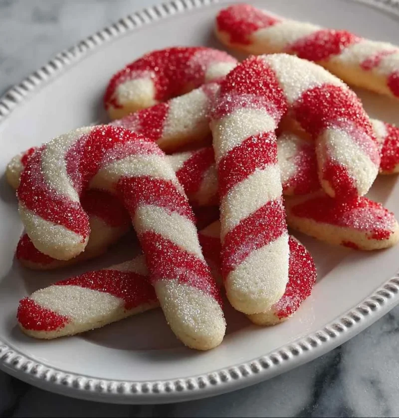 Candy Cane Cookies Delightful Holiday Treats Celebrate Season