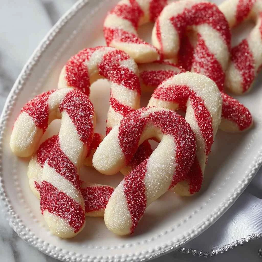 Candy Cane Cookies Delightful Holiday Treats Celebrate Season