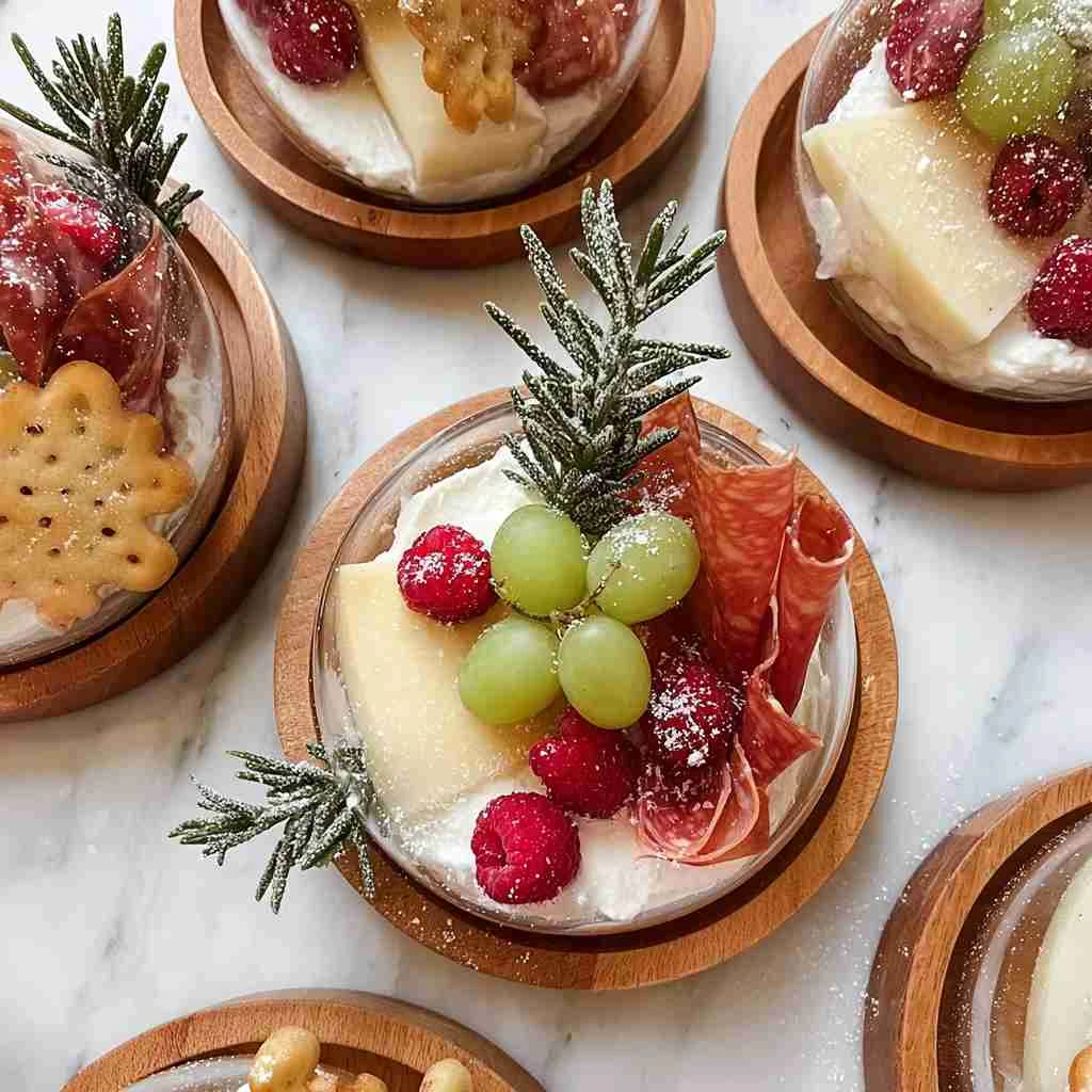 Charcuterie Snow Globes