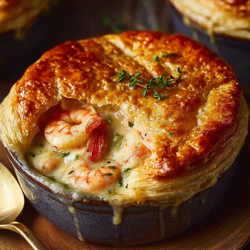 Cheddar Bay Biscuit Seafood Pot Pie