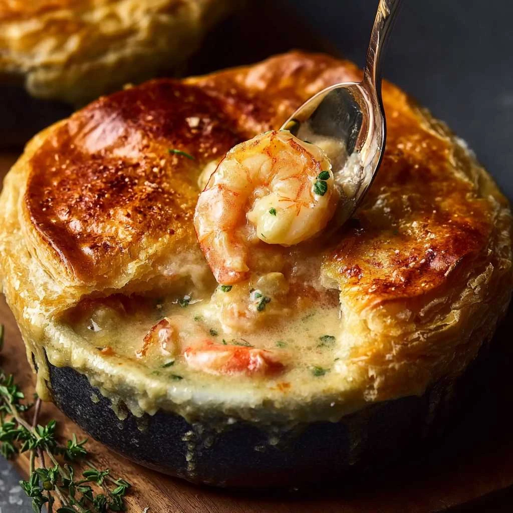 Cheddar Bay Biscuit Seafood Pot Pie