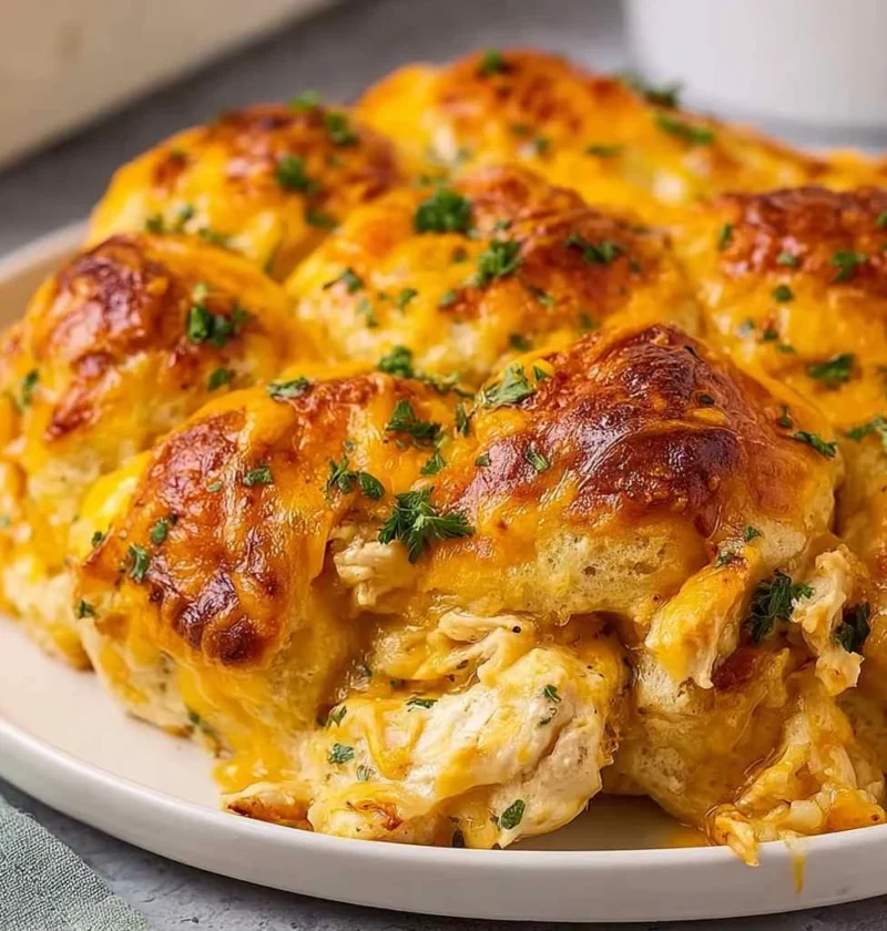 Chicken Bubble Biscuit Casserole