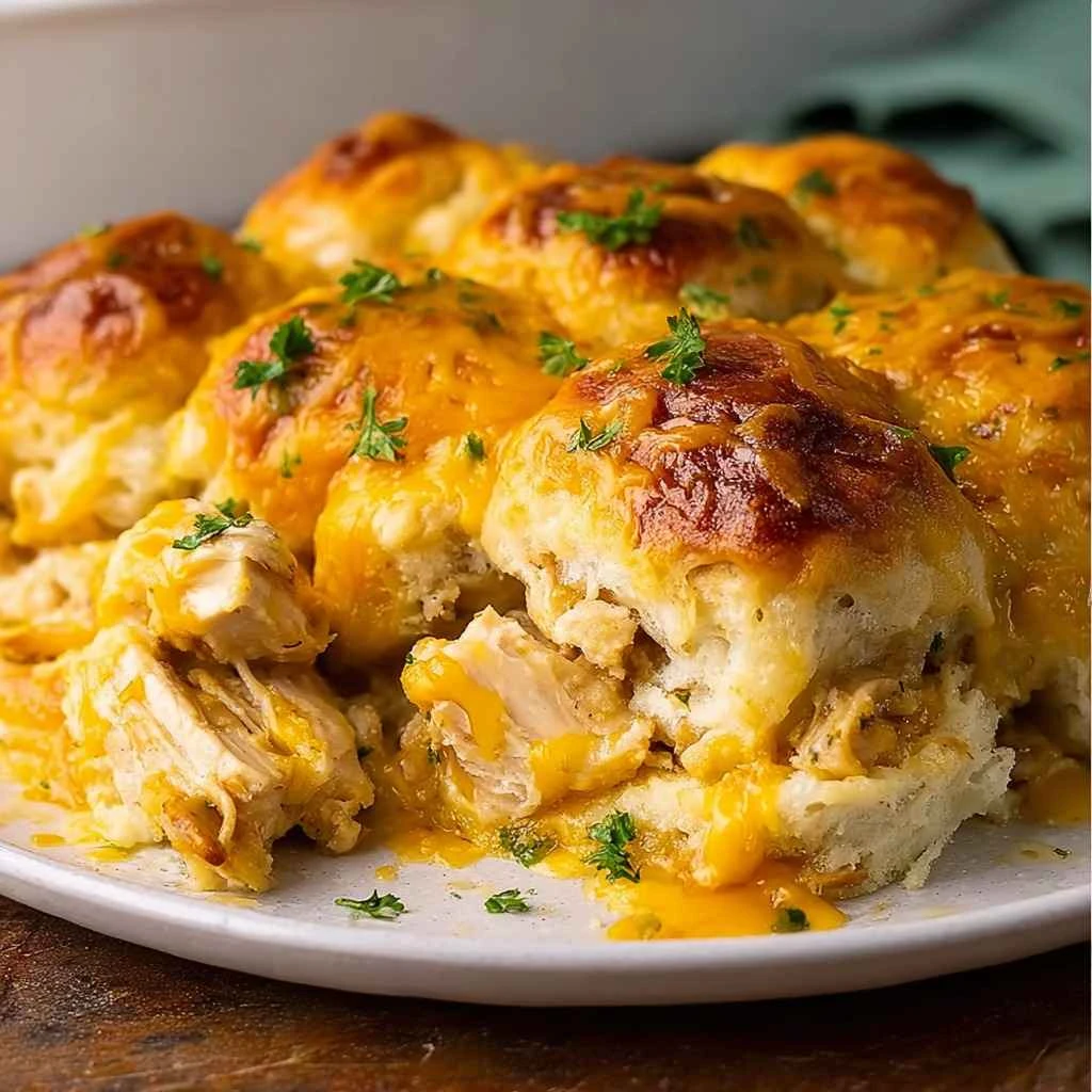 Chicken Bubble Biscuit Casserole