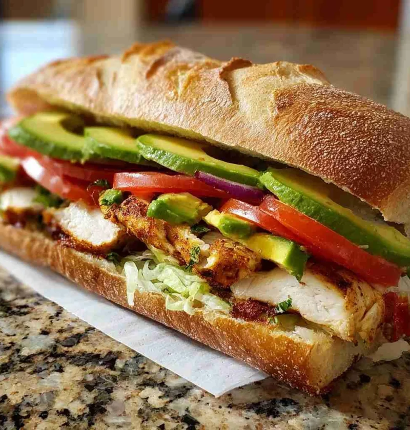 Chicken Torta Sandwich