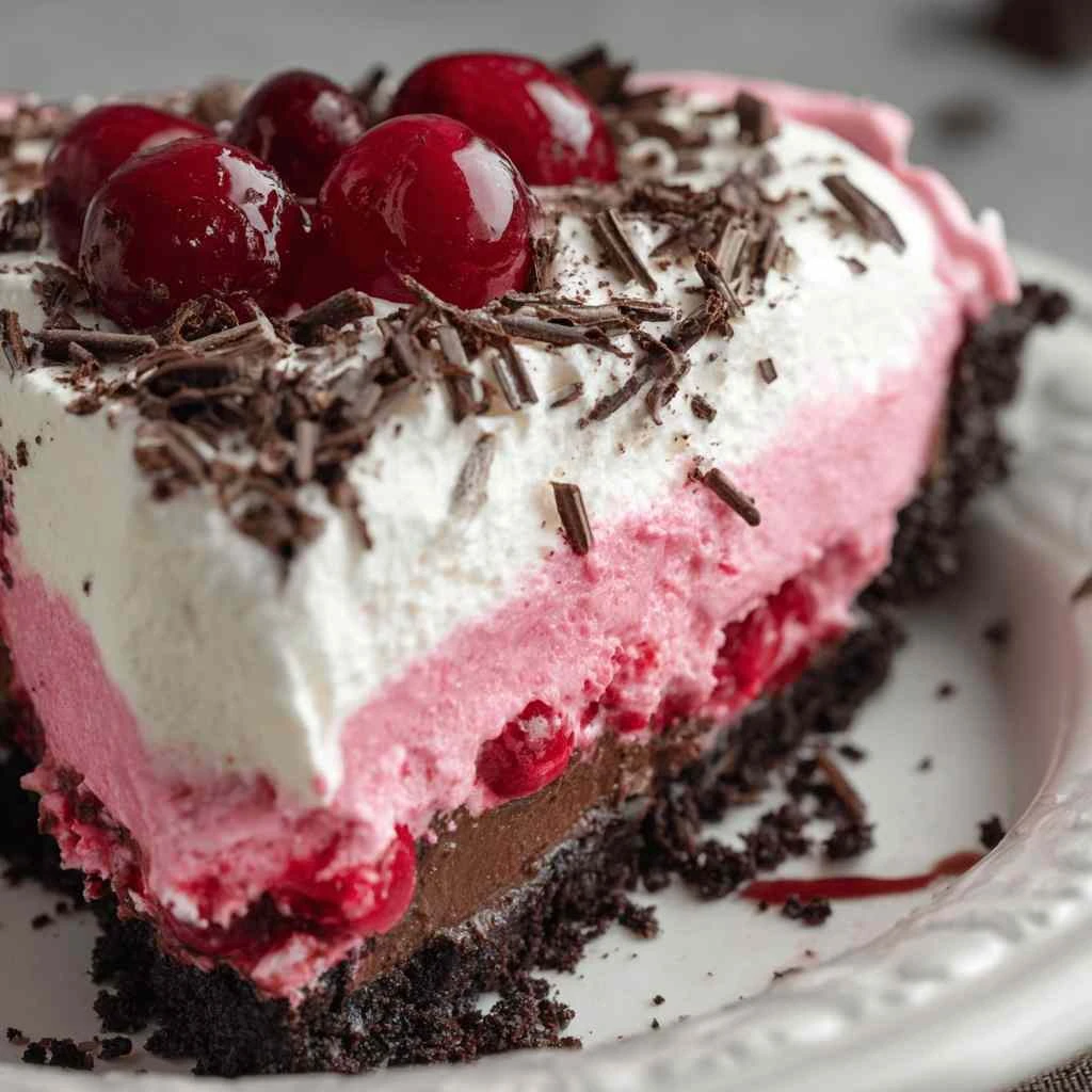 Chocolate Cranberry Cream Pie