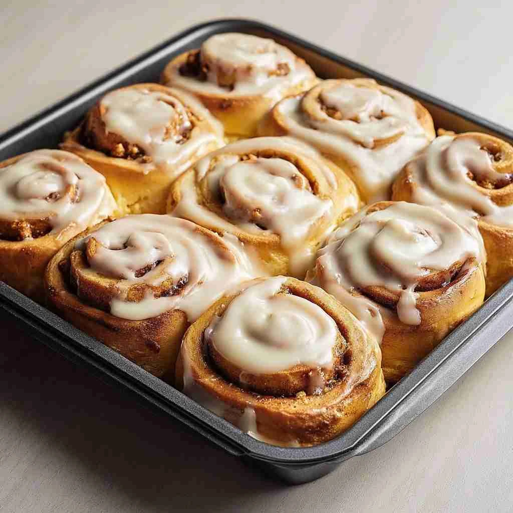 Cinnamon Rolls Stuffed Pumpkin Cheesecake Fall Dessert