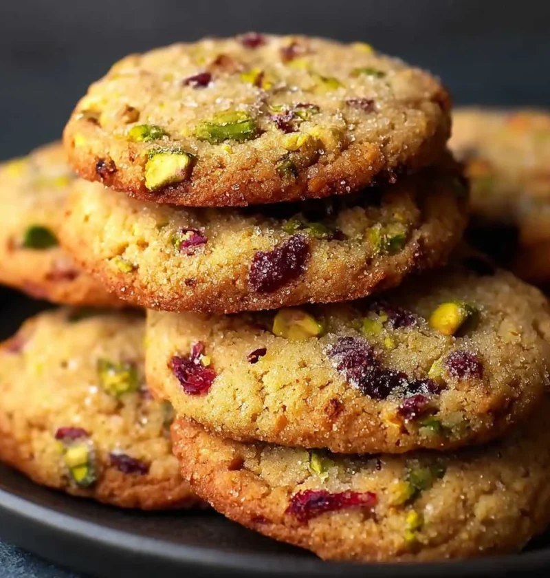 Cranberry Orange Pistachio Cookies Festive Flavor Boost