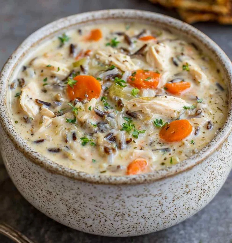 Creamy Chicken Wild Rice Soup Panera Copycat