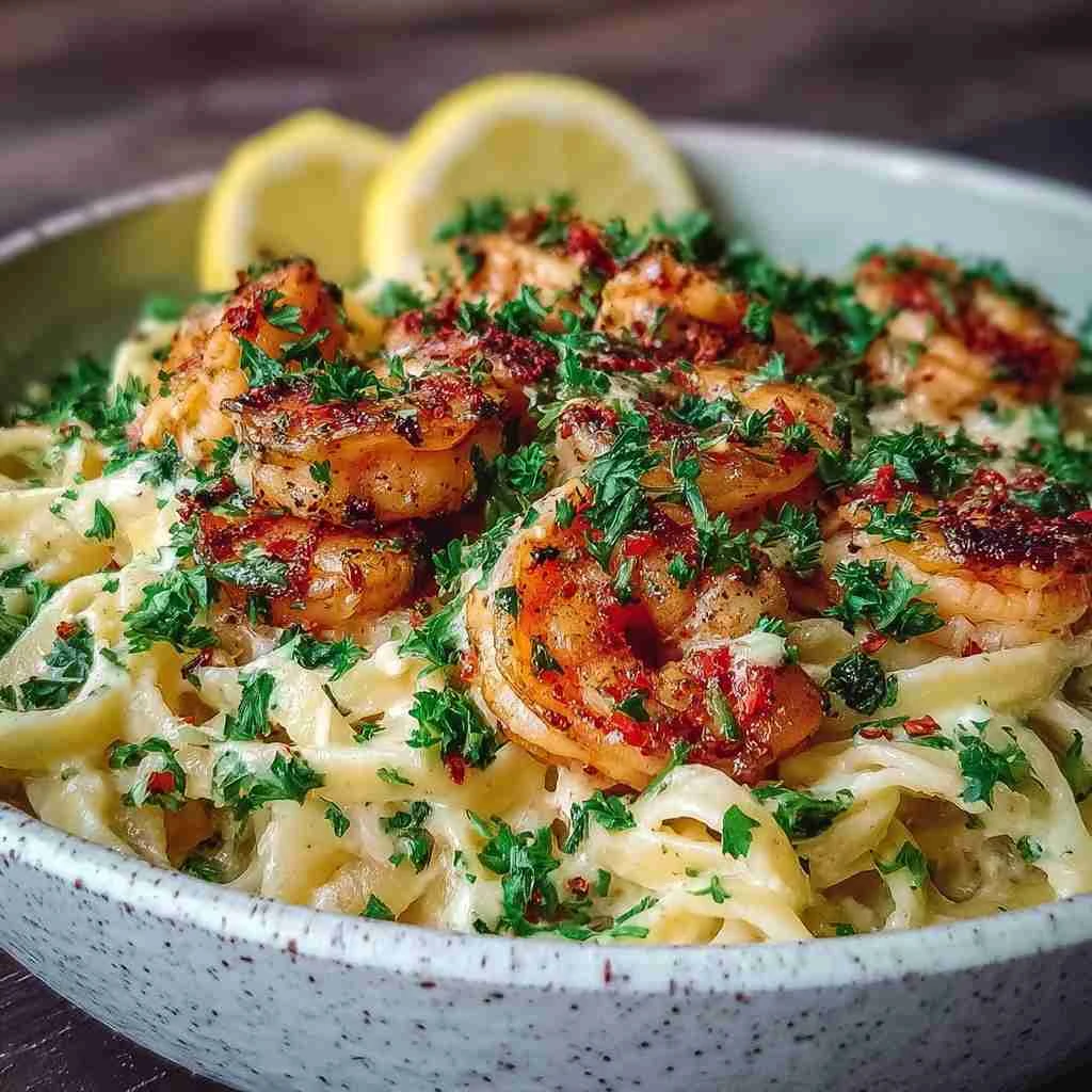 Creamy Lemon Garlic Butter Chicken Pasta Recipe Dinner