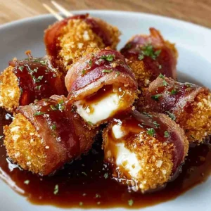 Crispy Mozzarella Poppers with Sweet Maple Glaze Delight Recipe You’ll Love
