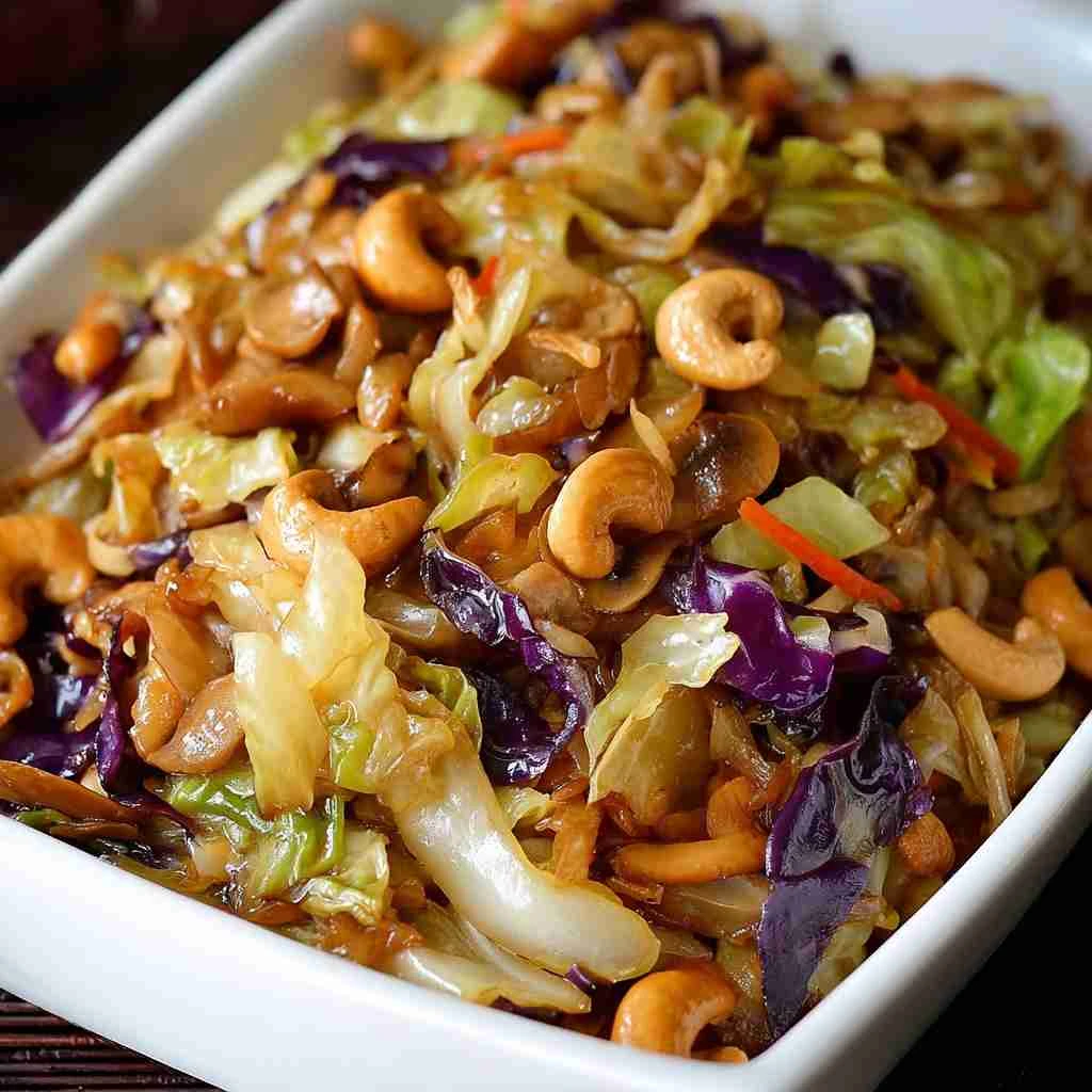Crunchy Cashew Cabbage Stir-Fry: A Delectable and Satisfying Weeknight Winner!