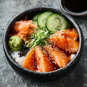 Delicious Salmon Sushi Bowl: A Fresh Twist on Homemade Fun