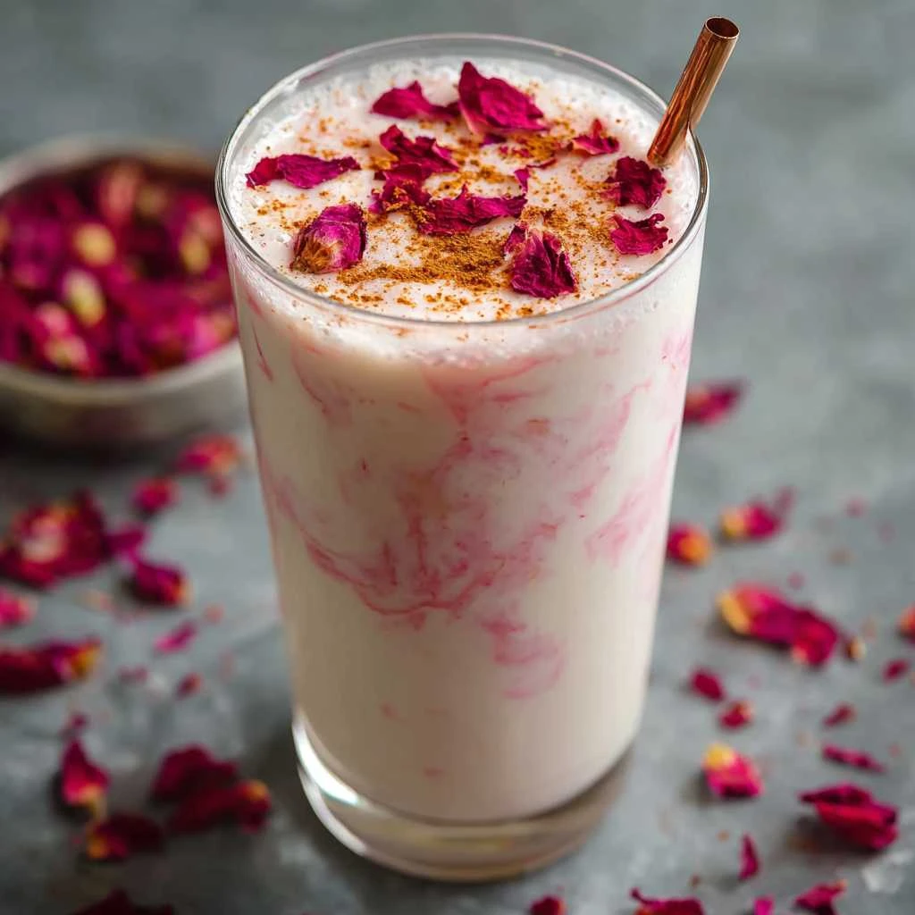 Delight Creamy Rose Cardamom Lassi Refreshing Twist