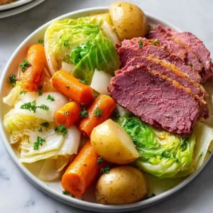 Easy Corned Beef and Cabbage Sheet Pan