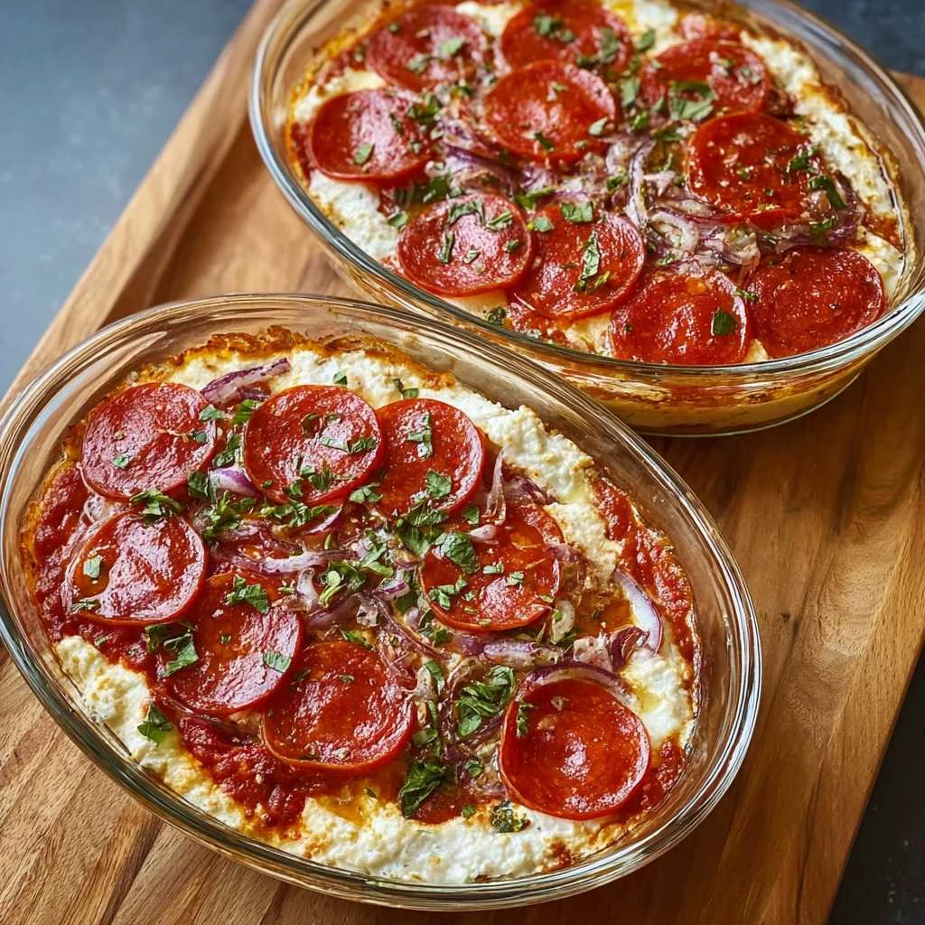 Easy High Protein Cottage Cheese Pizza Bowl Recipe