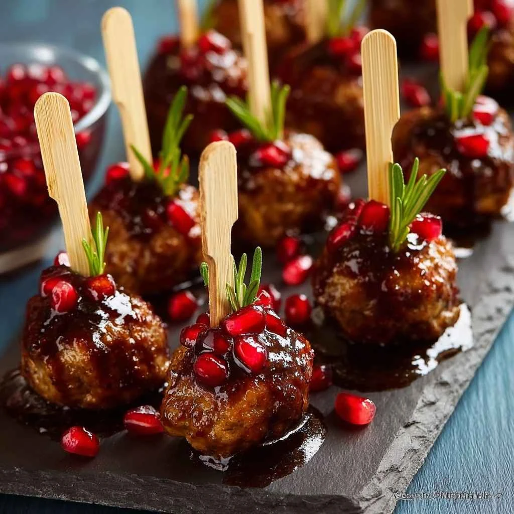 Mini Meatball Skewers
