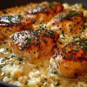 Forgotten Chicken – Easy Baked Chicken and Rice Casserole