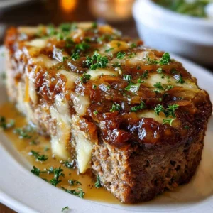French Onion Meatloaf Recipe: Cozy Home Cooked Comfort