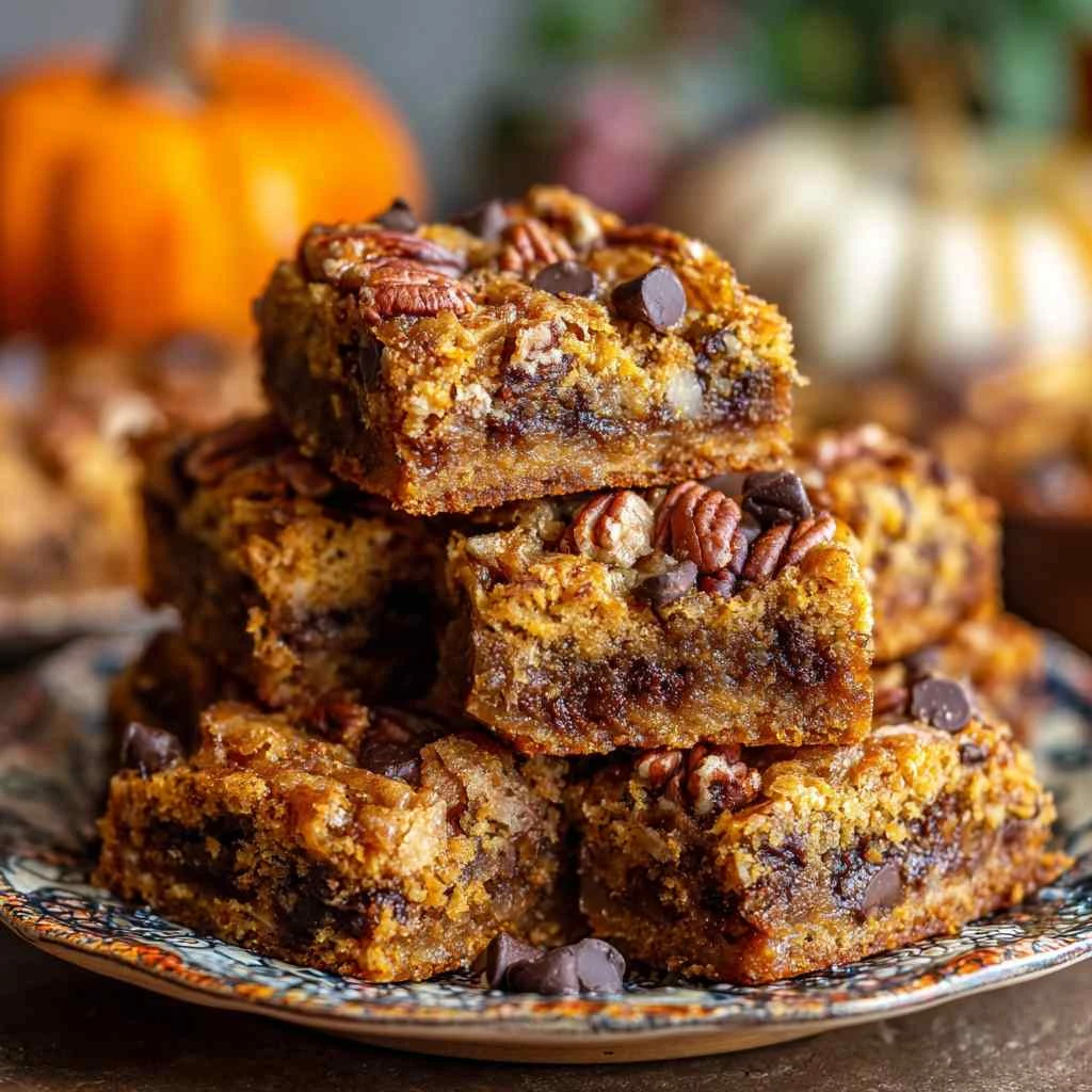 Gluten Free Pumpkin Magic Bars