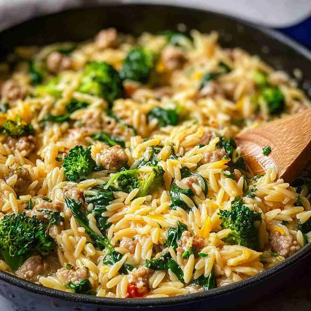 Ground Turkey Orzo