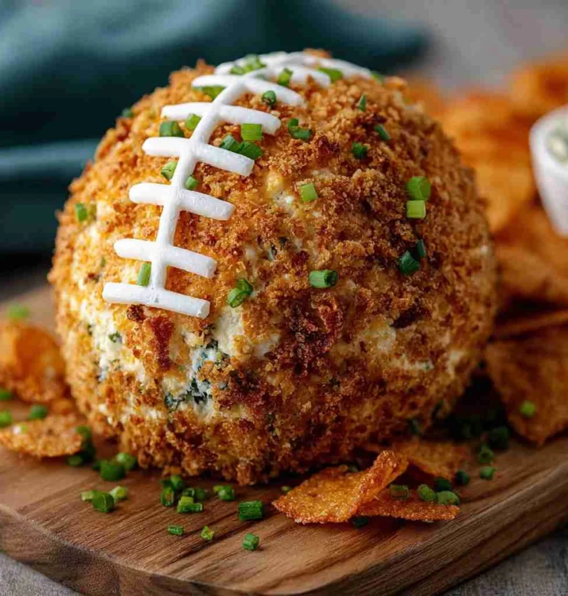 Jalapeo Popper Football Cheese Ball Festive Flavorful Dip