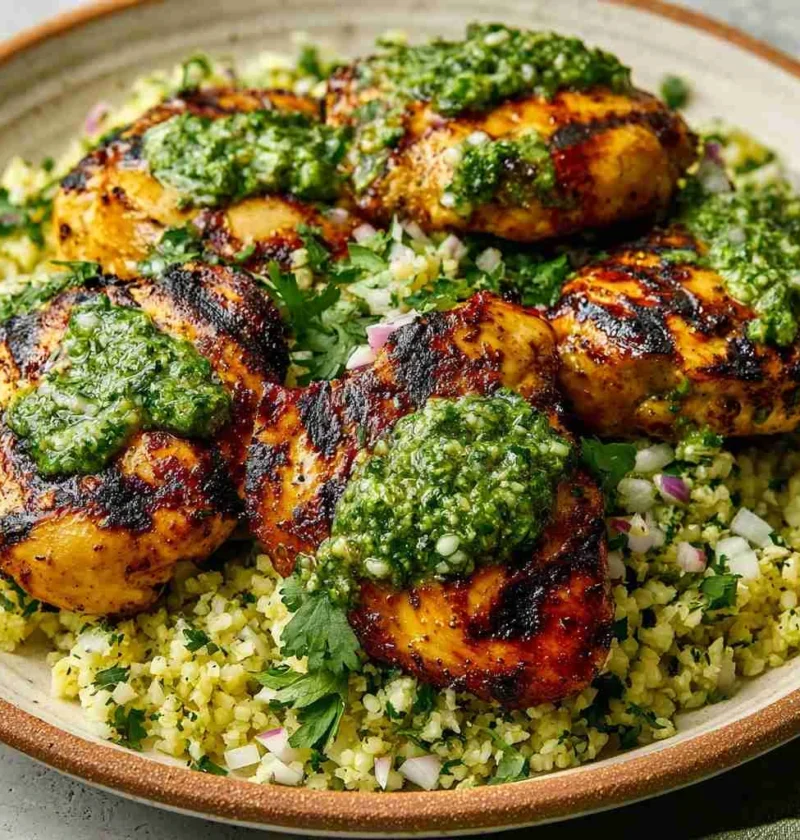 Keto Peruvian Chicken Cauliflower Rice Delight