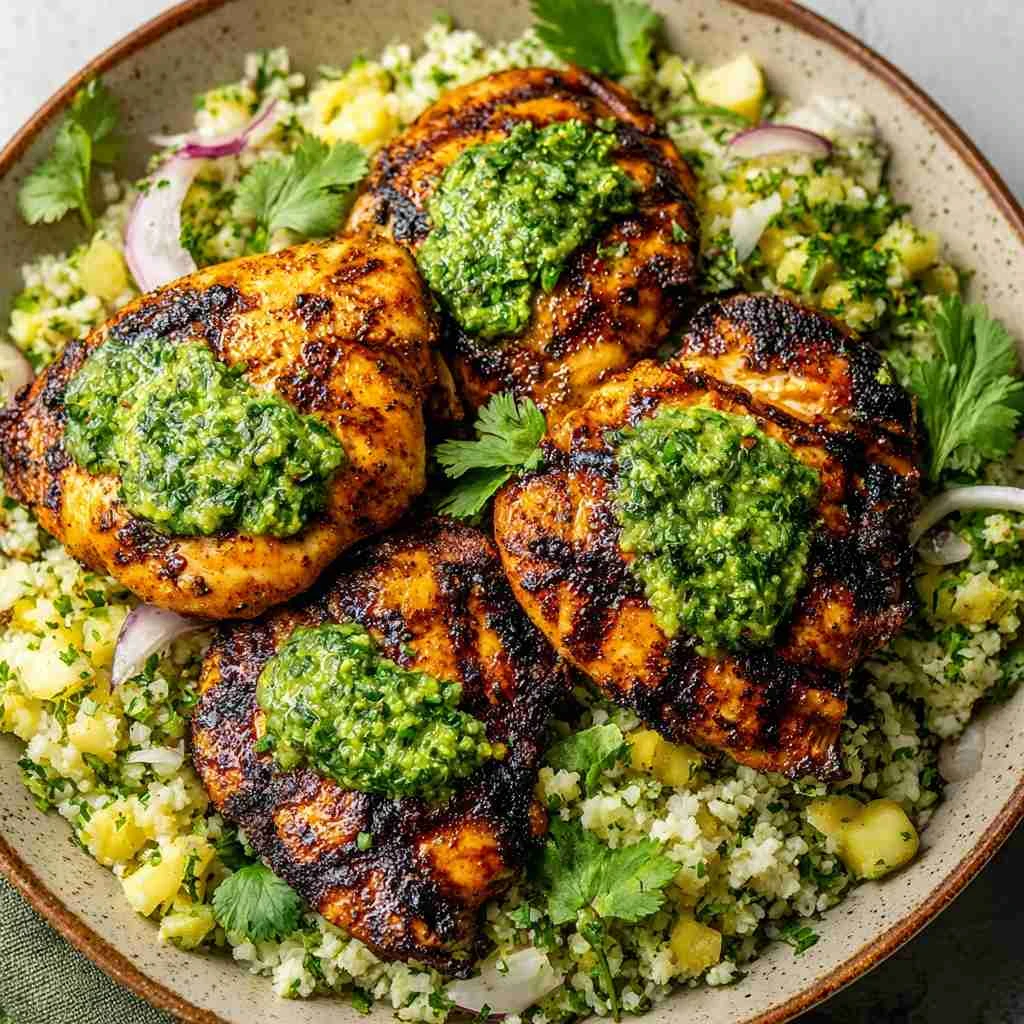 Keto Peruvian Chicken Cauliflower Rice Delight