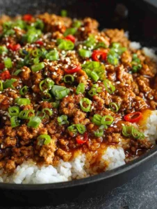 Korean-Style Ground Turkey