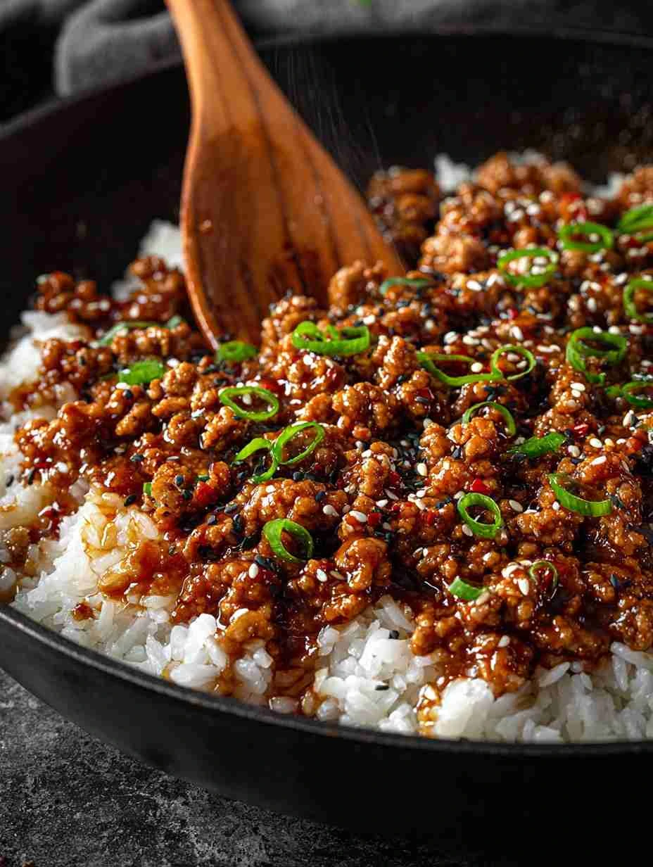 Koreanstyle Ground Turkey