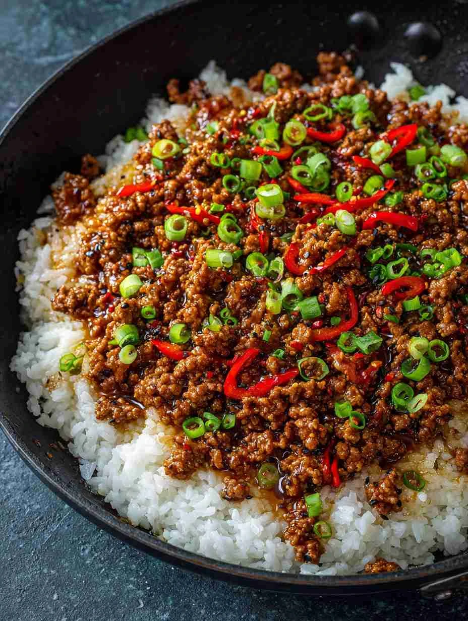 Koreanstyle Ground Turkey