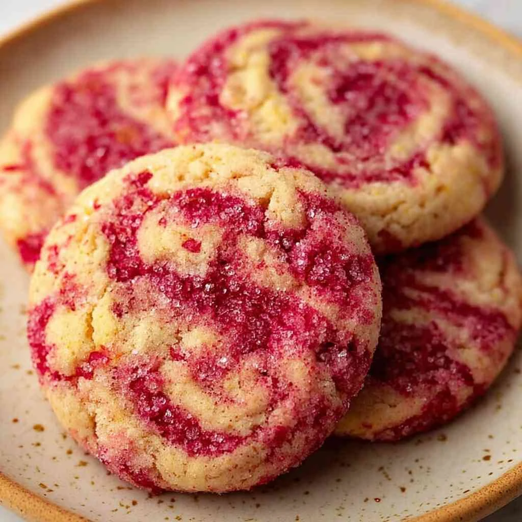 Lemon Raspberry Cookies (Raspberry Lemonade in Cookie Form)