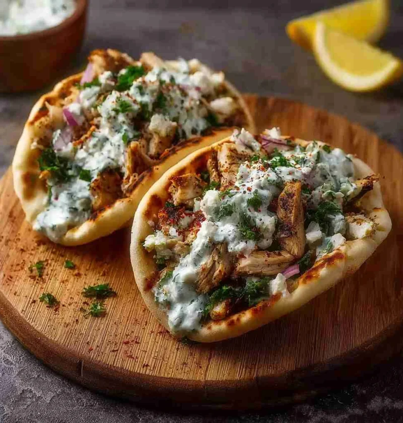 Mediterranean Chicken Gyros