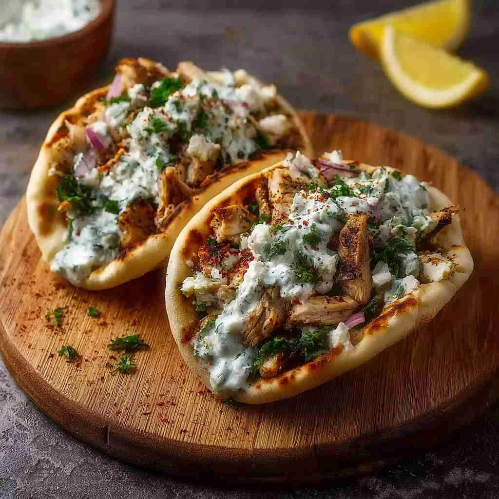 Mediterranean Chicken Gyros
