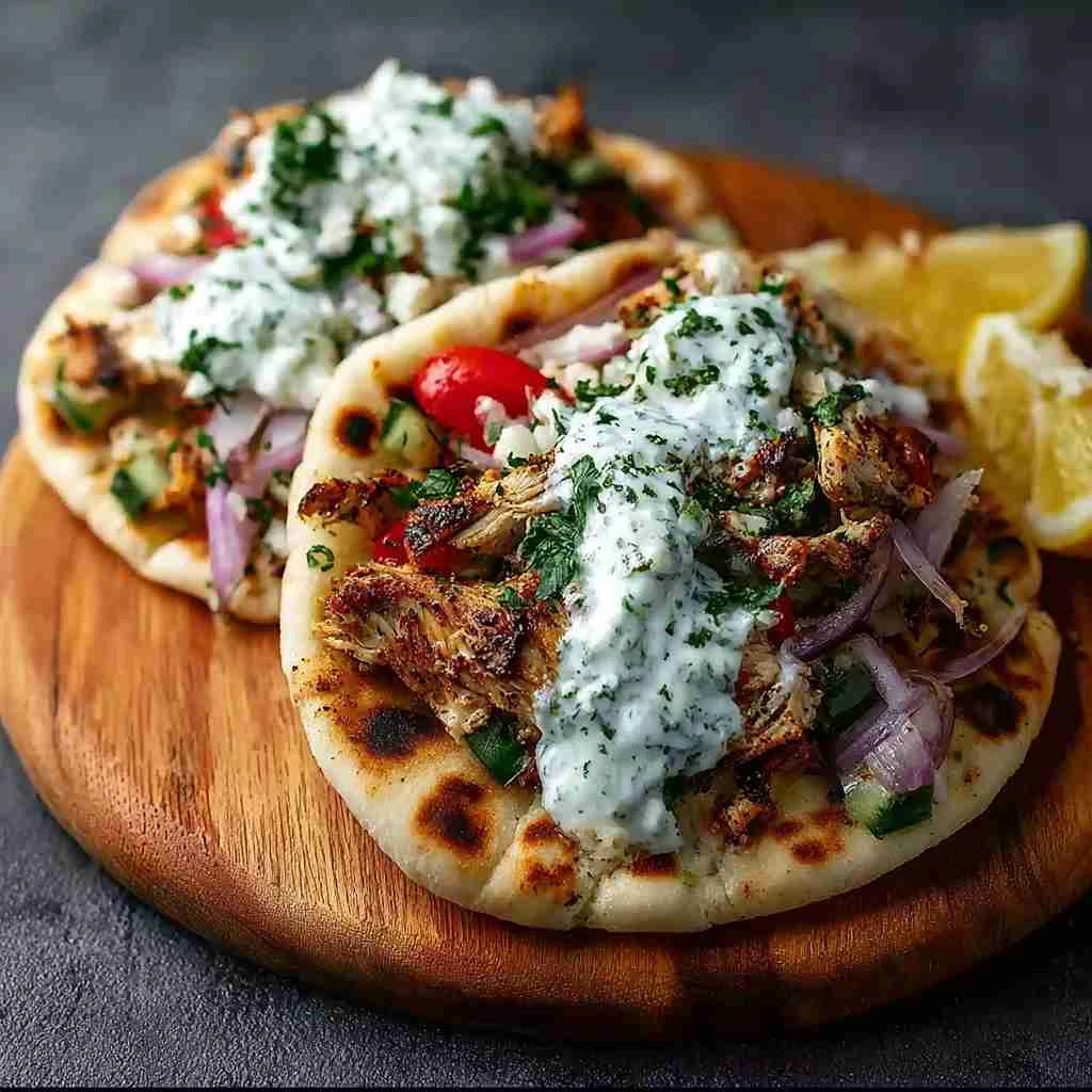 Mediterranean Chicken Gyros